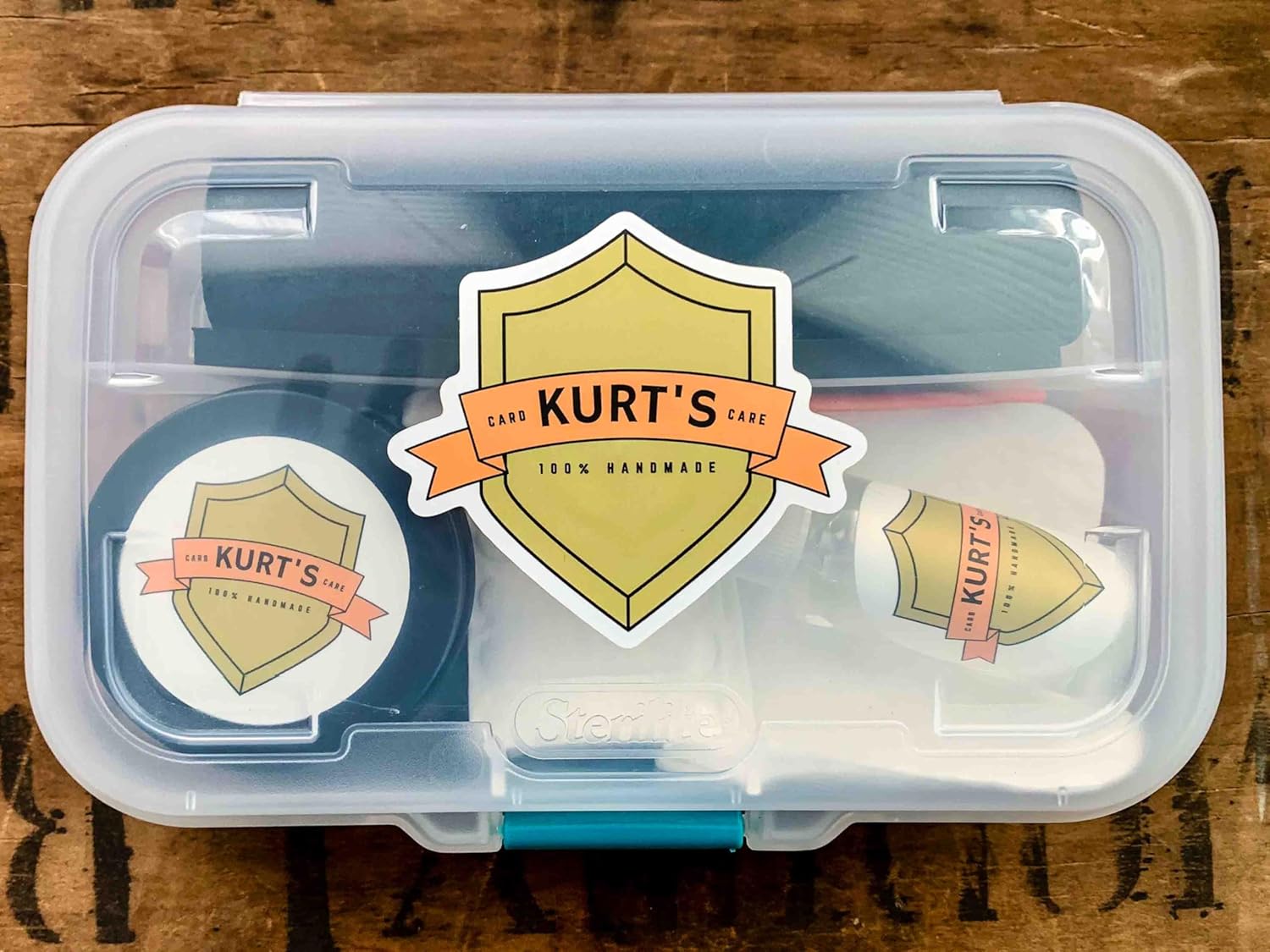 Kurt's カードケアキット クリア — アクリルプレート・白綿手袋付属